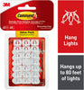 Command 17026-40ES Decorating Clips, 40 Clear Clips and 48 Small Clear Indoor Strips