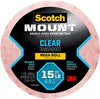 Scotch 410H-LONG-DC Clear Double-Sided Mounting Tape, 1 in x 450 in