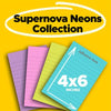 3M 4621R-4SS Post-it Super Sticky Notes, 4 in x 6 in, 4 Pads per Pack, 45 Sheets per Pad