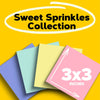 Post-it 654R-24CP-AP Greener Notes, Sweet Sprinkles, Cabinet Pack, 3 in x 3 in, 100% PEFC