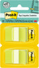 3M 680 Post-it Flags, 1 in. x 1.7 in., 50/Dispenser, 2 Dispensers/Pack, 100 Flags