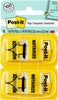 3M 680 Post-it Flags, 1 in. x 1.7 in., 50/Dispenser, 2 Dispensers/Pack, 100 Flags