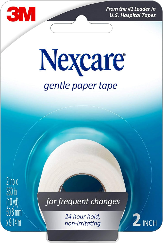 Nexcare 782 Gentle Paper First Aid Tape, 2 in x 10 yd