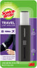 Scotch-Brite 836MRS-30-MTCA Mini-Travel Lint Roller, 3 in x 8.5 ft, 30 Sheets
