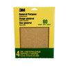 3M 9001NA-9005NA Aluminum Oxide Sandpaper, 9 in x 11 in, 5-Sheets