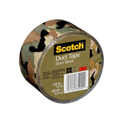 Scotch 910-CMO-C Duct Tape, Camo Print, 1.88 in x 10 yd, 1 Roll