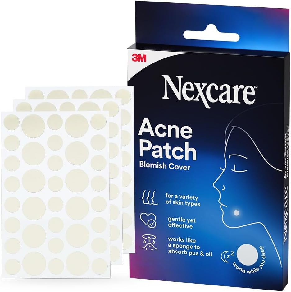Nexcare AC-108 Acne Covers, Contains 72 8-mm and 36 12-mm Patches