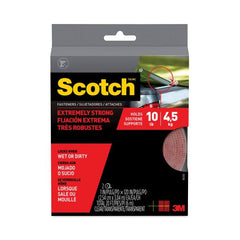 Scotch RF6760 Extreme Fasteners, 1 in x 10 ft, Clear, 2 Rolls