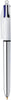 BIC MMMTP21-AST 4-Color Shine Retractable Metallic Ball Pens, 1.0 mm Medium Point, 2-Count