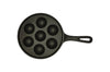 Scandicrafts C4101 7-Cup Cast Iron Aebleskiver Pancake Puffs Pan