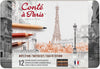 Conté à Paris 2181-2186 12 Assorted Pencil Set in Metal Tin