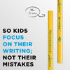 Ticonderoga X13042/X13044 Laddie Tri-Write Wood-Cased Pencils, #2 HB Soft, Yellow, 36 Count