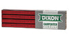 Dixon Industrial X19971-X19973 Red and Black Carpenter Pencils