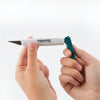 Fiskars 165110-1008 Lia Griffith Signature Easy Change Detail Knife, Teal Green/White
