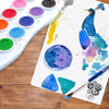 Pelikan 07501201 Washable Master Watercolor Paint and Brush Plastic Set, 12 Colors