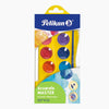 Pelikan 07501201 Washable Master Watercolor Paint and Brush Plastic Set, 12 Colors