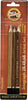 Koh-I-Noor FA1830.3BC Triograph Graphite Pencil Artist Set, 3 Pencils, 2B, 4B, 6B, Black