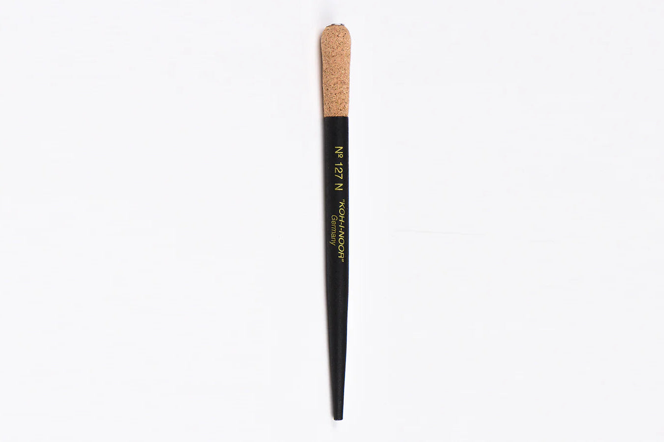 Koh-I-Noor 127N.BLA Wooden Pen Holder with Cork Grip, Black