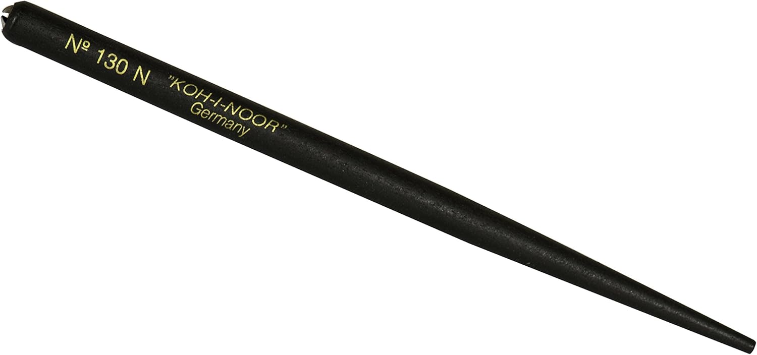 Koh-I-Noor 130N.BLA Pen Holder For Lettering Points, Wood With Black Finish