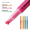 Kokuyo PM-L301-5S Beetle Tip 3-Way Fluorescent Highlighters, 5 Color Set