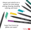 Maped 749151 Graph'Peps Fine Tipped 0.4 mm Fine Line Triangular Felt Pens, 20 Assorted Vibrant Colors