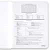 Mead 09910/38301/72936 Composition Book, Wide Ruled, 100 Sheets, 7 1/2" x 9 3/4", Black Marble