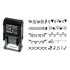Midori 35382-006 Rotating Paintable Stamp, Motif Pattern, 10 Designs