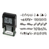 Midori 35383-006 Rotating Paintable Stamp, Plant Pattern, 10 Designs