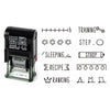 Midori 35419-006 Rotating Paintable Stamp, Daily Record, 10 Designs