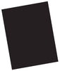 Pacon P101187 Card Stock, Classic Black, 8-1/2" x 11", 100 Sheets