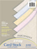 Pacon P101235 Card Stock, Parchment, 5 Colors, 8-1/2" x 11", 100 Sheets