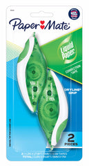Paper Mate 662415/87813 Liquid Paper DryLine Grip Correction Tapes, 0.2 in x 27.8 ft, 2-Count