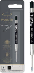 Parker 2020761-2020762 QUINK Gel Ink Refill, 0.55 mm Fine Tip