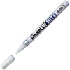 Pentel 100W-S Permanent Marker, White, Fine Point, 1 Pack