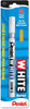 Pentel 100W-S Permanent Marker, White, Fine Point, 1 Pack