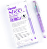 Pentel Arts BG208 Slicci Needle Tip Gel Pens, 0.8 mm Medium, Metallic Ink, Dozen Box