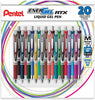 Pentel BL77 EnerGel RTX Retractable Liquid Gel Pen with 3 LR7 Refills