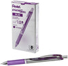 Pentel BL80 EnerGel RTX Retractable Liquid Gel Pens, 1.0 mm Bold Line, Metal Tip, Box of 12