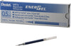 Pentel LRN5 EnerGel Pen Ink Refills, Needle Tip, 0.5 mm Fine, Box of 12 Refills