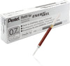Pentel LRN7 Gel Ink Refills, Needle Tip, 0.7 mm Medium Lines, Box of 12 Refills