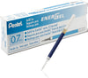 Pentel LRN7 Gel Ink Refills, Needle Tip, 0.7 mm Medium Lines, Box of 12 Refills