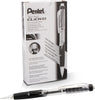 PENTEL PD275T Twist-Erase Click Mechanical Pencil, 0.5 mm, Clear Barrel, Box of 12