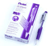PENTEL PD275T Twist-Erase Click Mechanical Pencil, 0.5 mm, Clear Barrel, Box of 12