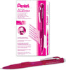 PENTEL PD277T Twist-Erase Click Mechanical Pencil, 0.7 mm, Clear Barrel, Box of 12