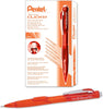 PENTEL PD279T Twist-Erase Click Mechanical Pencil, 0.9 mm, Clear Barrel, Box of 12