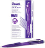 PENTEL PD279T Twist-Erase Click Mechanical Pencil, 0.9 mm, Clear Barrel, Box of 12