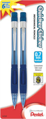Pentel PD347BP2-K6 Quicker-Clicker Mechanical Pencils, 0.7 mm, 2-Pack