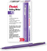 Pentel R100 Rolling Writer Rollerball Pen, 0.8 mm Medium Line, Box of 12 Pens