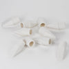 Pentel ZEH02BP10 Hi-Polymer Non-Abrasive White Cap Erasers, 10-Pack