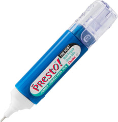 Pentel ZL31-W Presto Jumbo Correction Pen, Fine Point, Metal Tip, 12ml, Box of 12